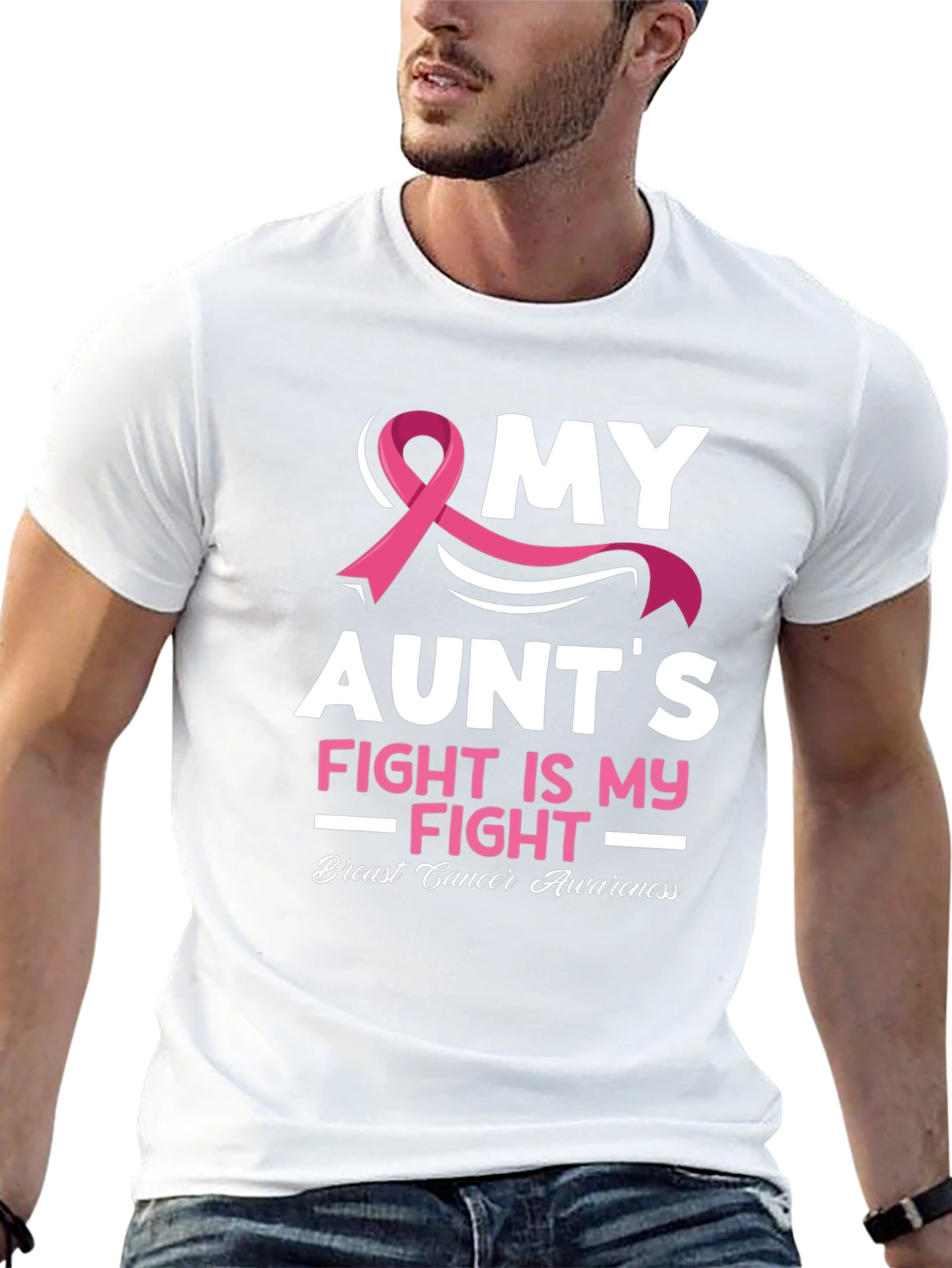 My Aunts Fight Breast Cancer Awareness T-Shirt
