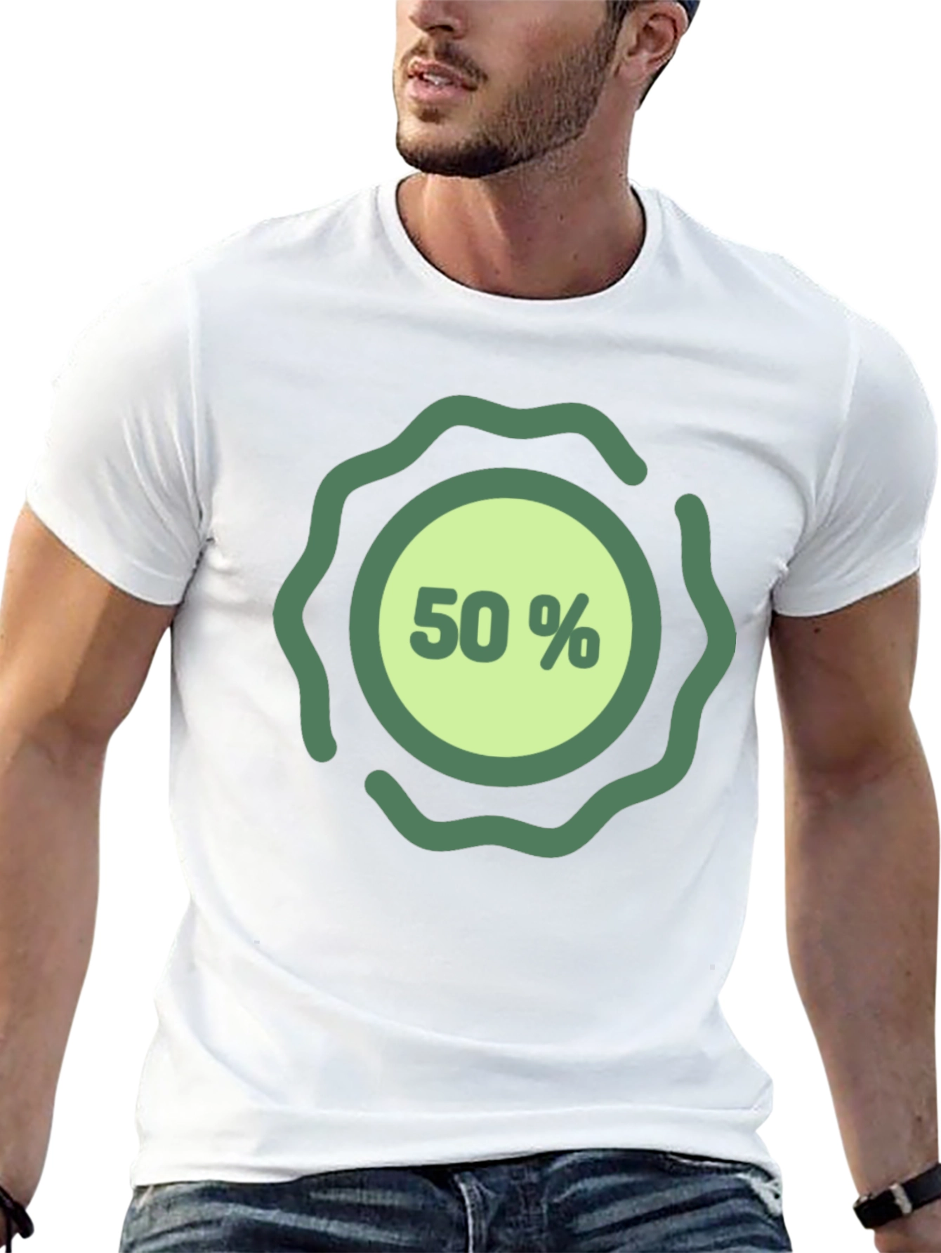 50% Off Black T-Shirt