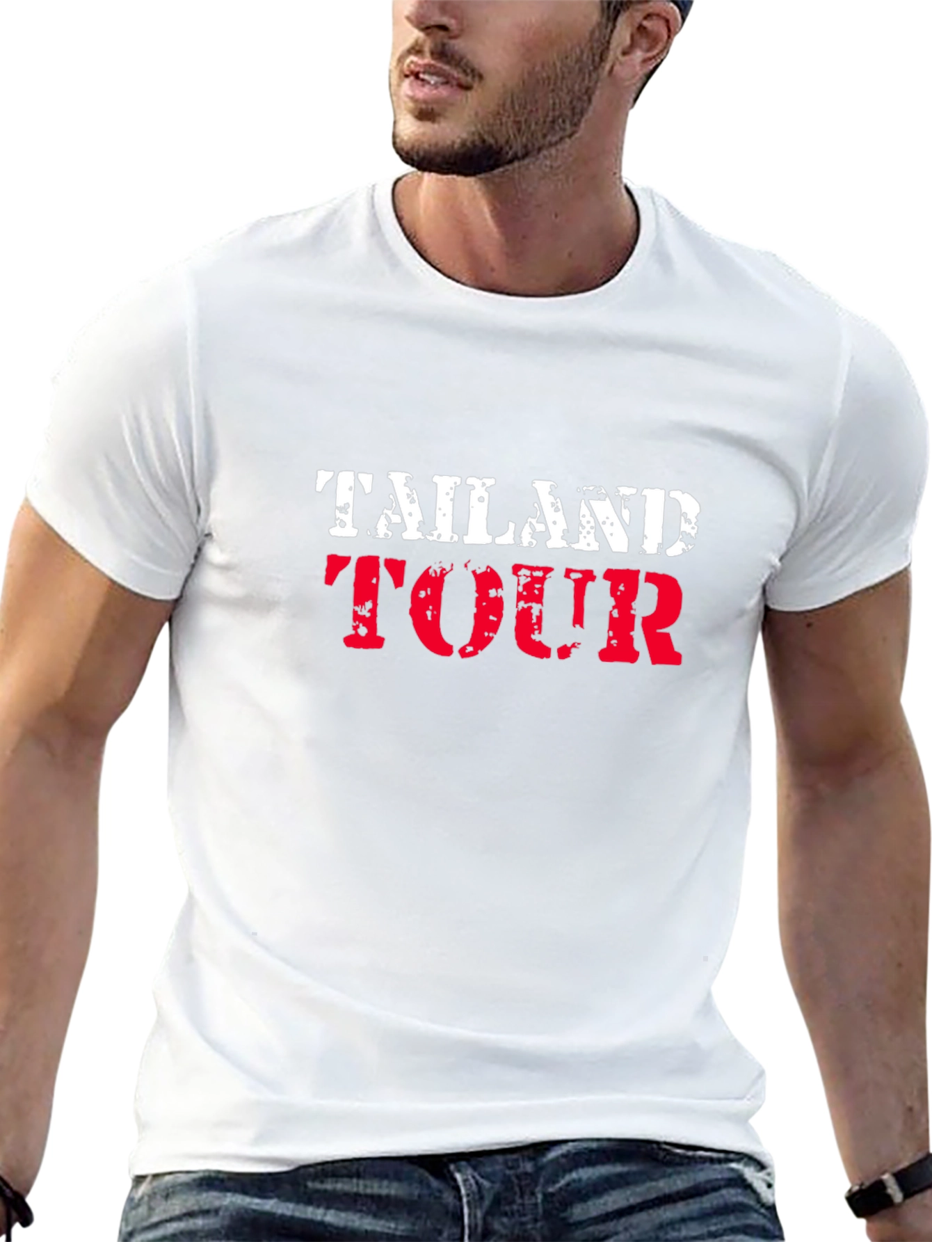 Thailand Tour Black T-Shirt - Travel Souvenir Tee