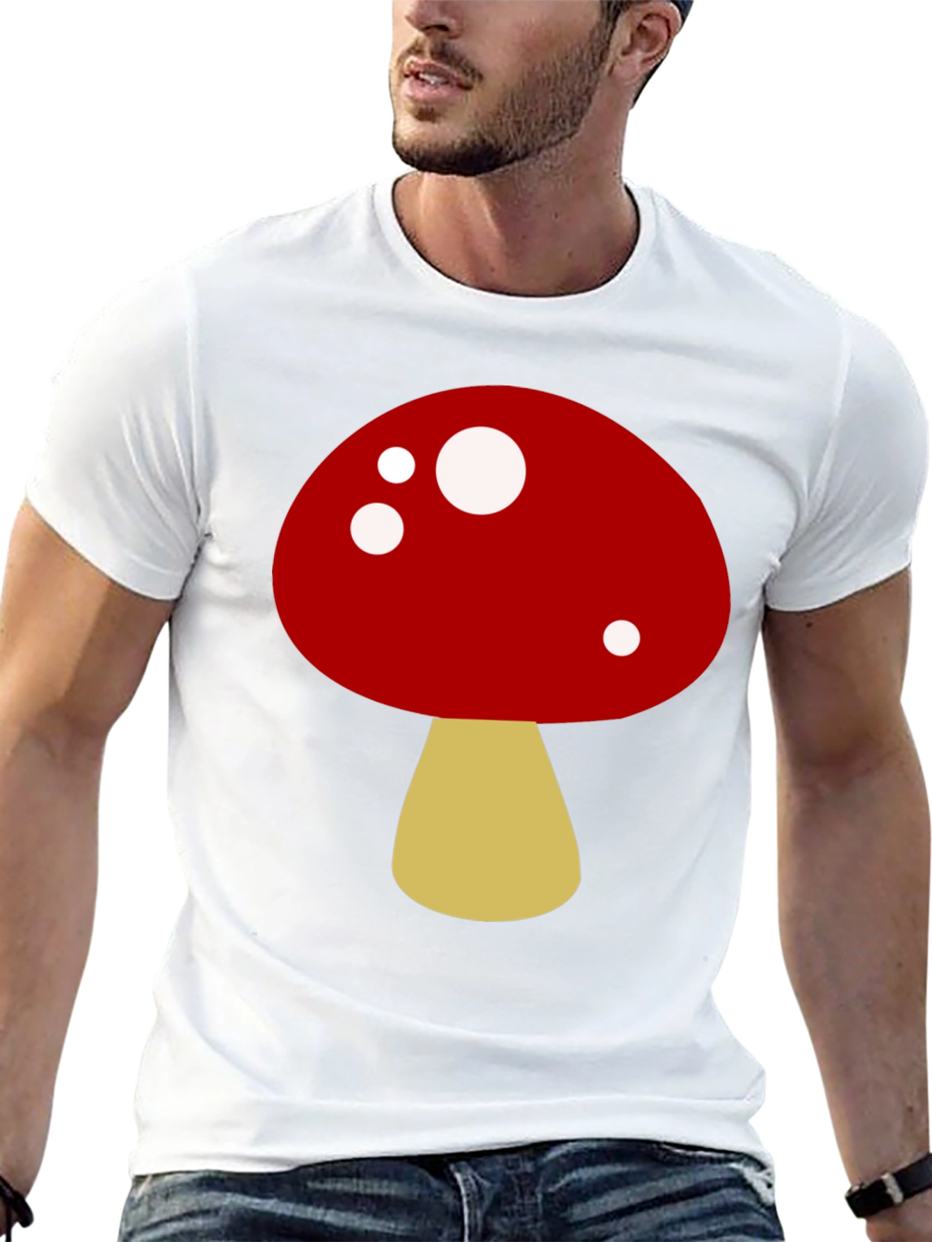 Mushroom Graphic Tee - Fun Casual Style