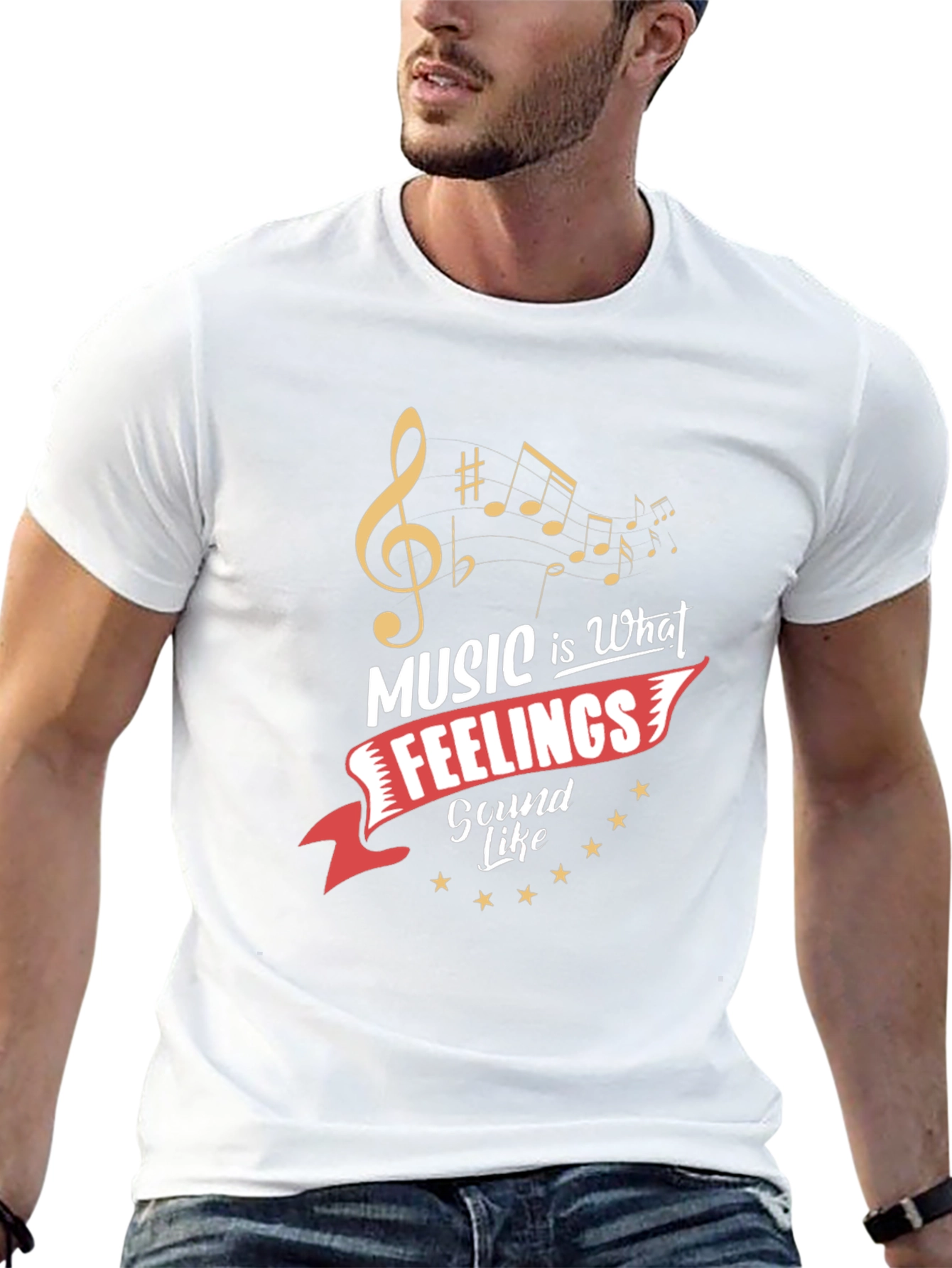 Music is What Feelings Sound Like T-Shirt