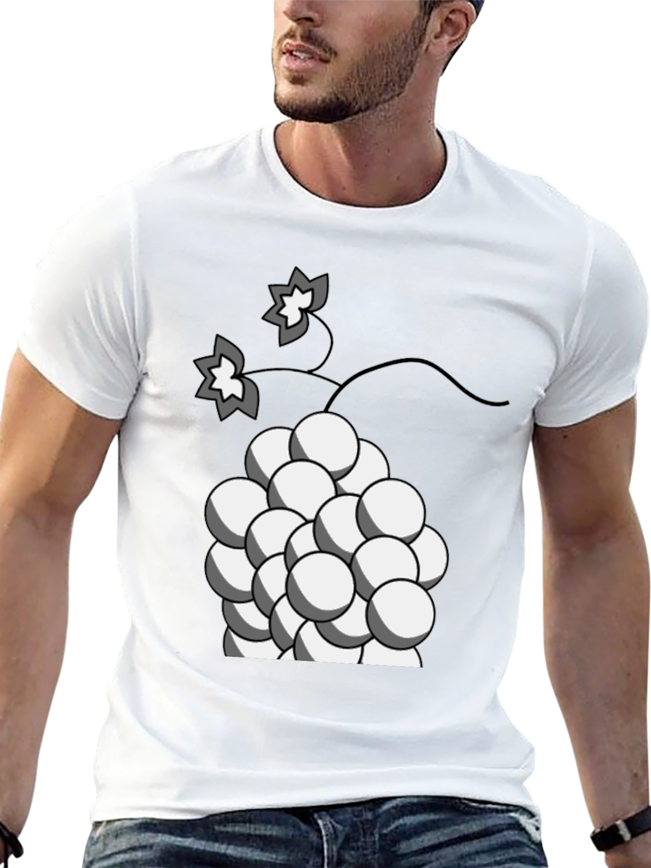 Cartoon Grape T-Shirt