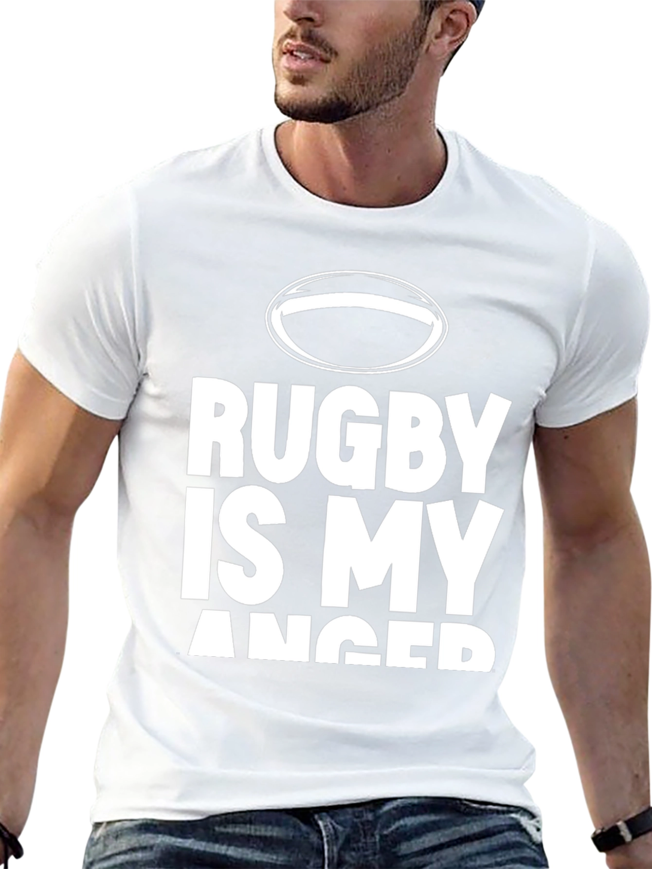Rugby Is My Angered T-Shirt Sport Tee