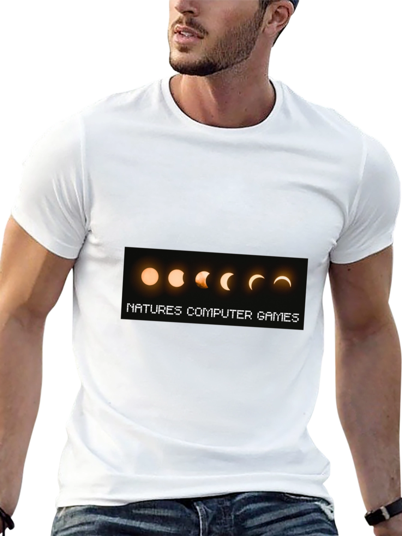 Natures Computer Games Black T-Shirt
