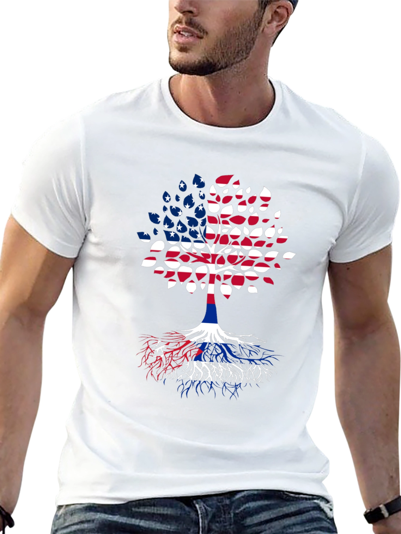 USA Cuba Roots Graphic T-Shirt