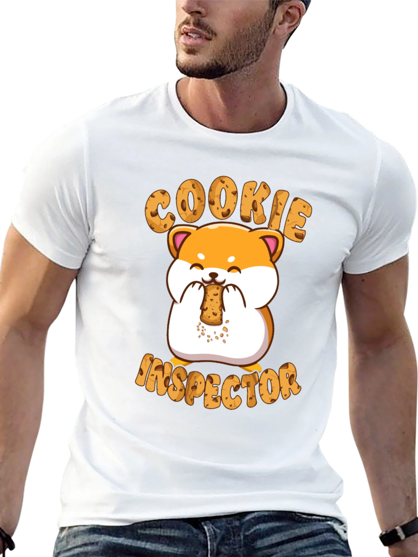 Cookie Inspector T-Shirt - Cute Hamster Design