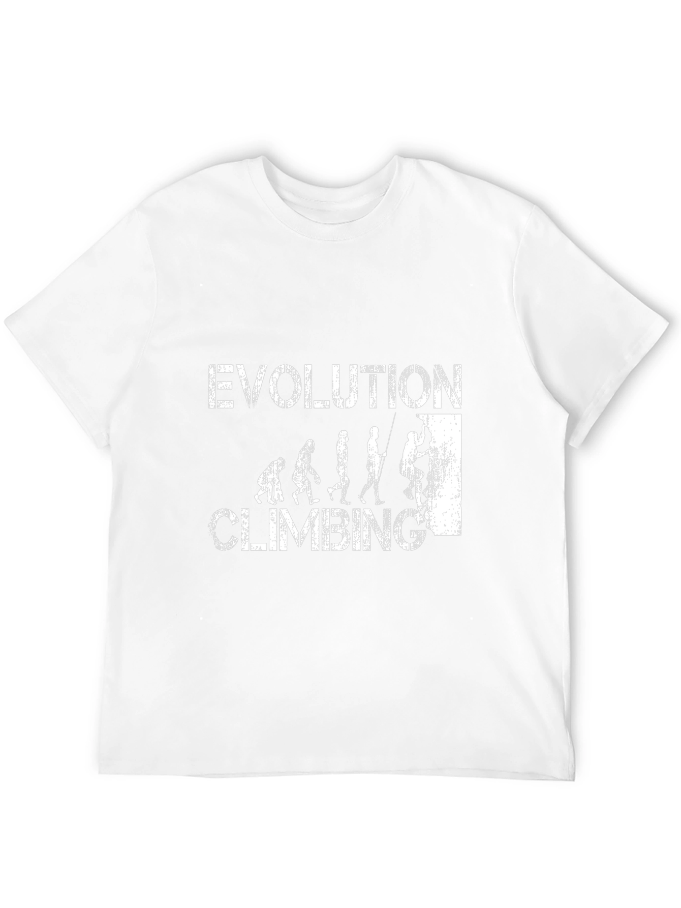 Evolution of Climbing Graphic Tee - Black Cotton