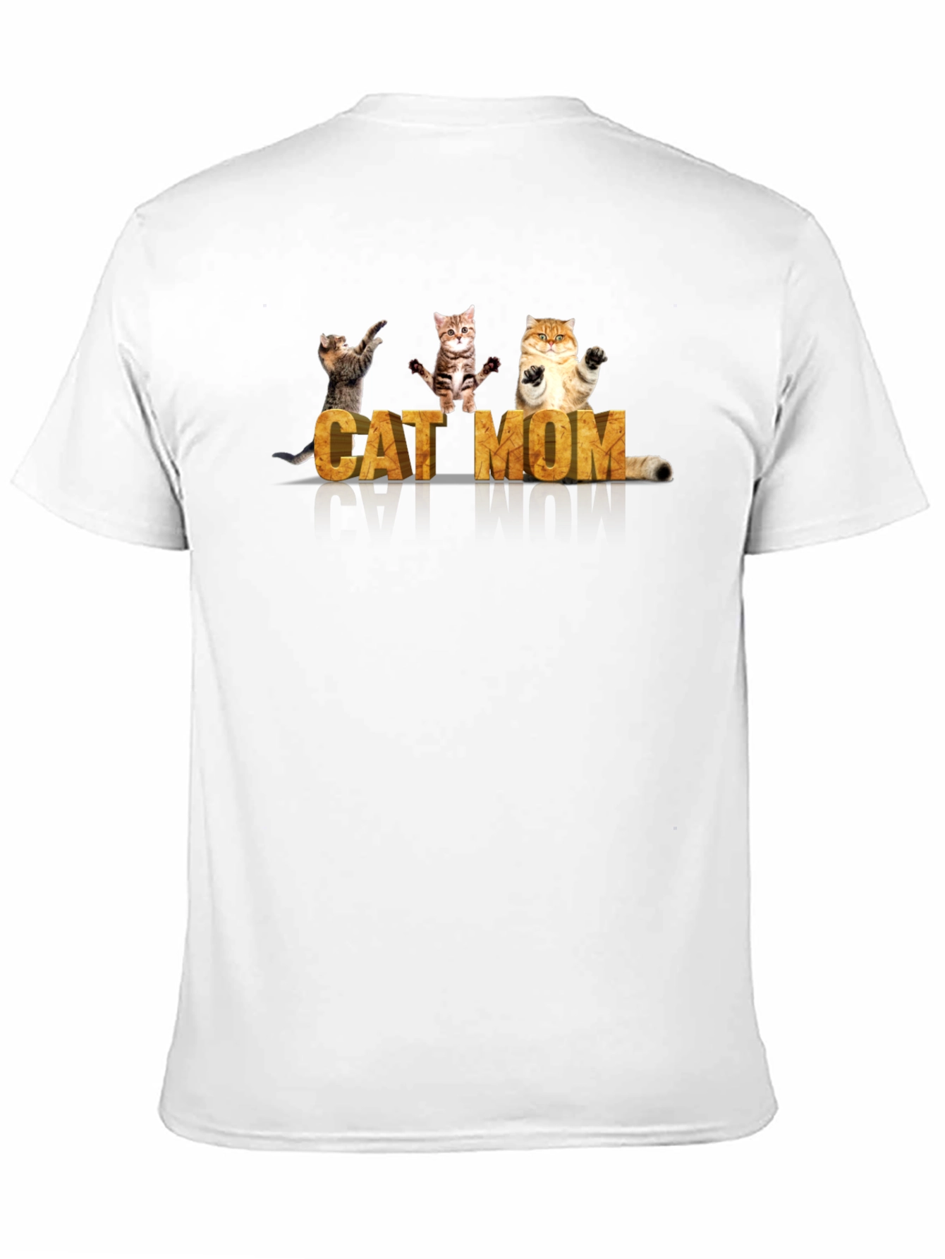 Funny Cat Mom T-Shirt - Cute Kitten Design