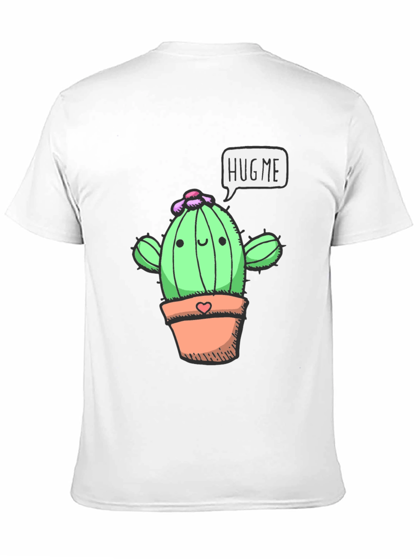 Hug Me Cactus T-Shirt - Cute & Comfy Tee