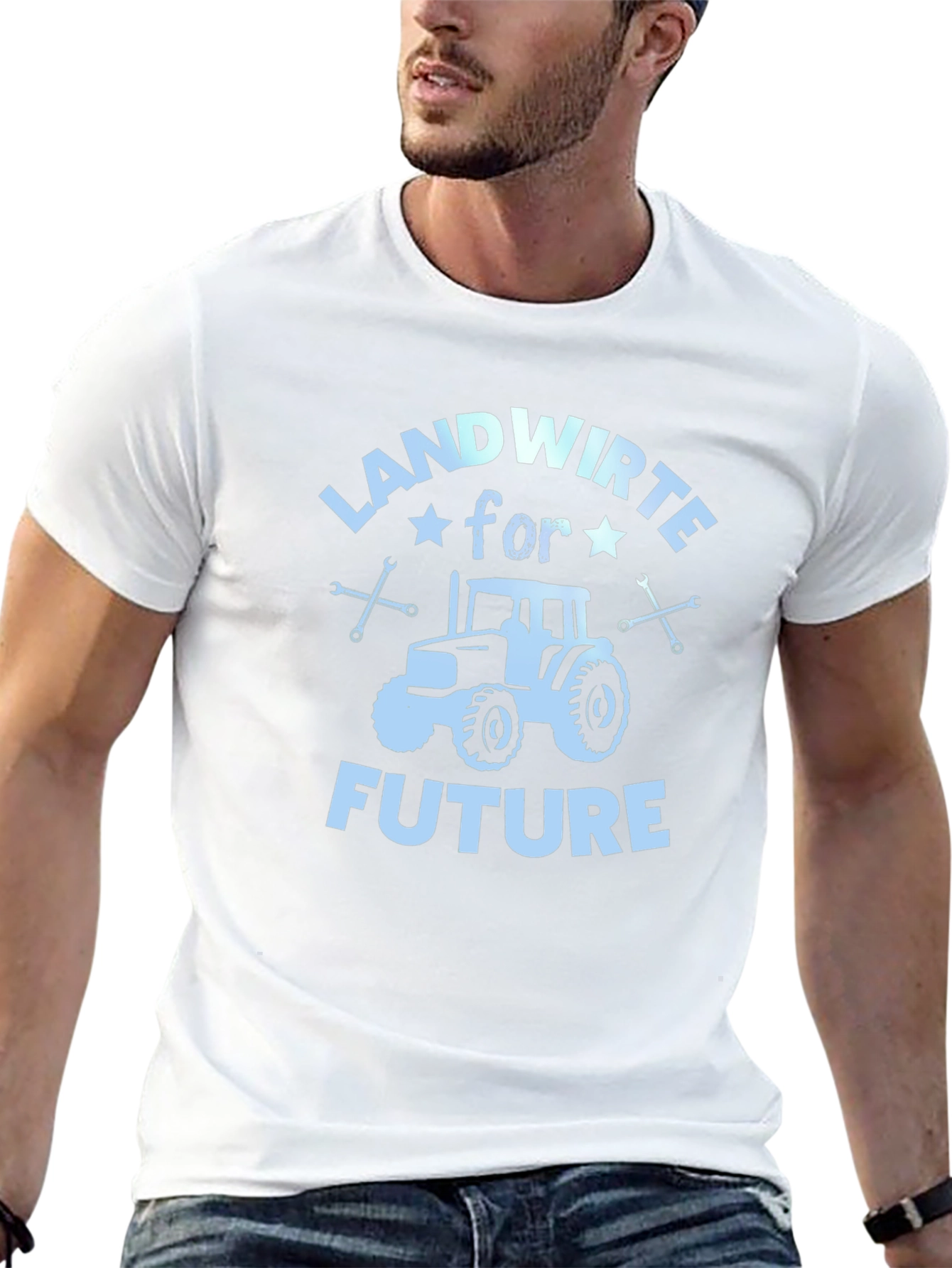 Landwirte for Future Tractor Graphic T-Shirt