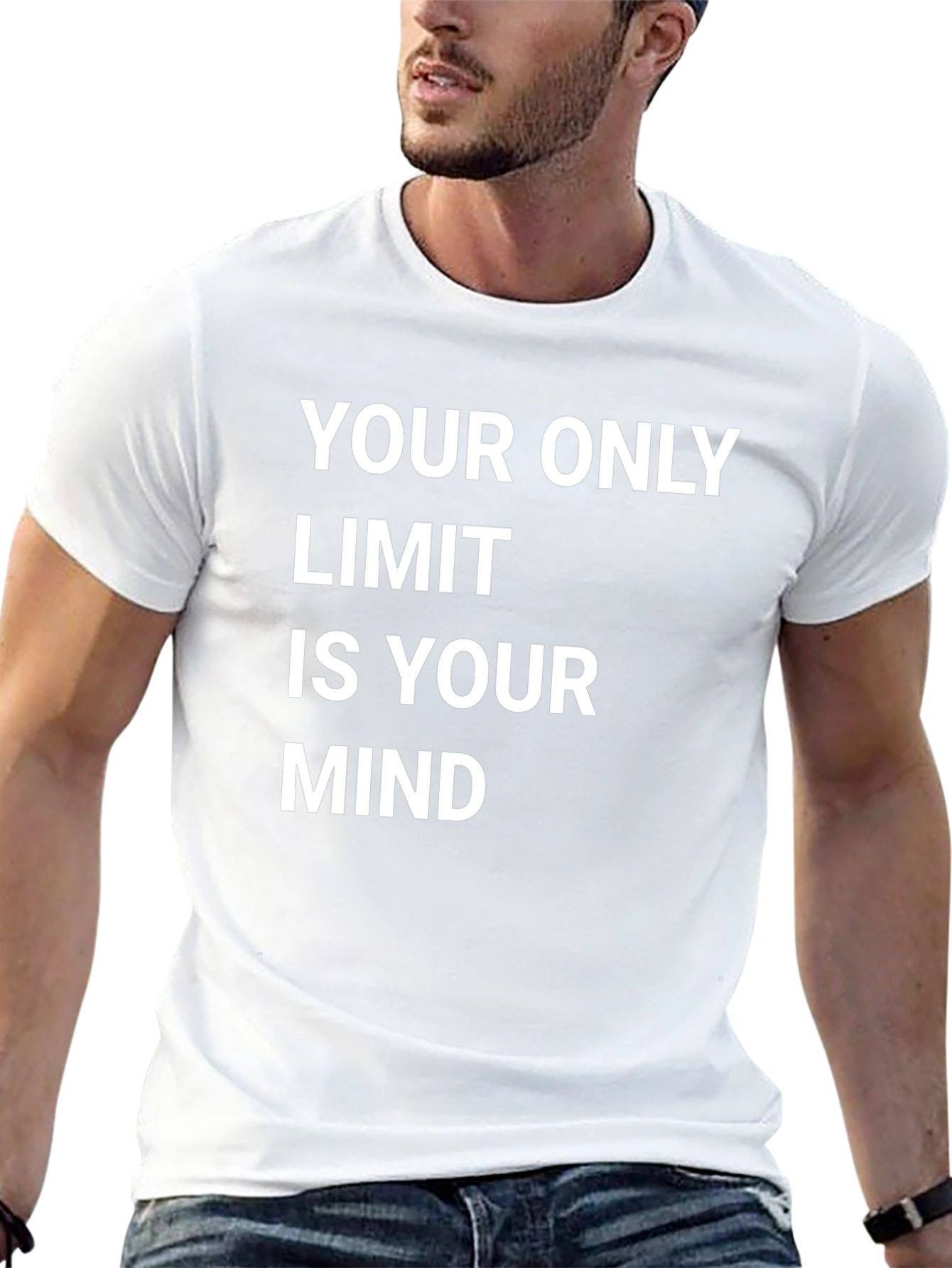 Motivational T-Shirt - Your Only Limit Is Your Mind