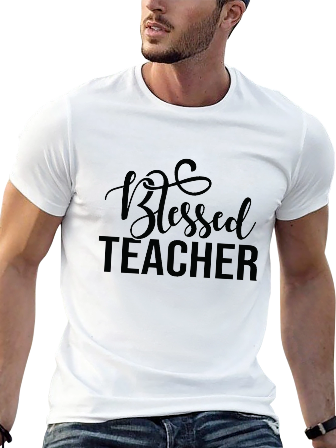 Blessed Teacher T-Shirt - Black