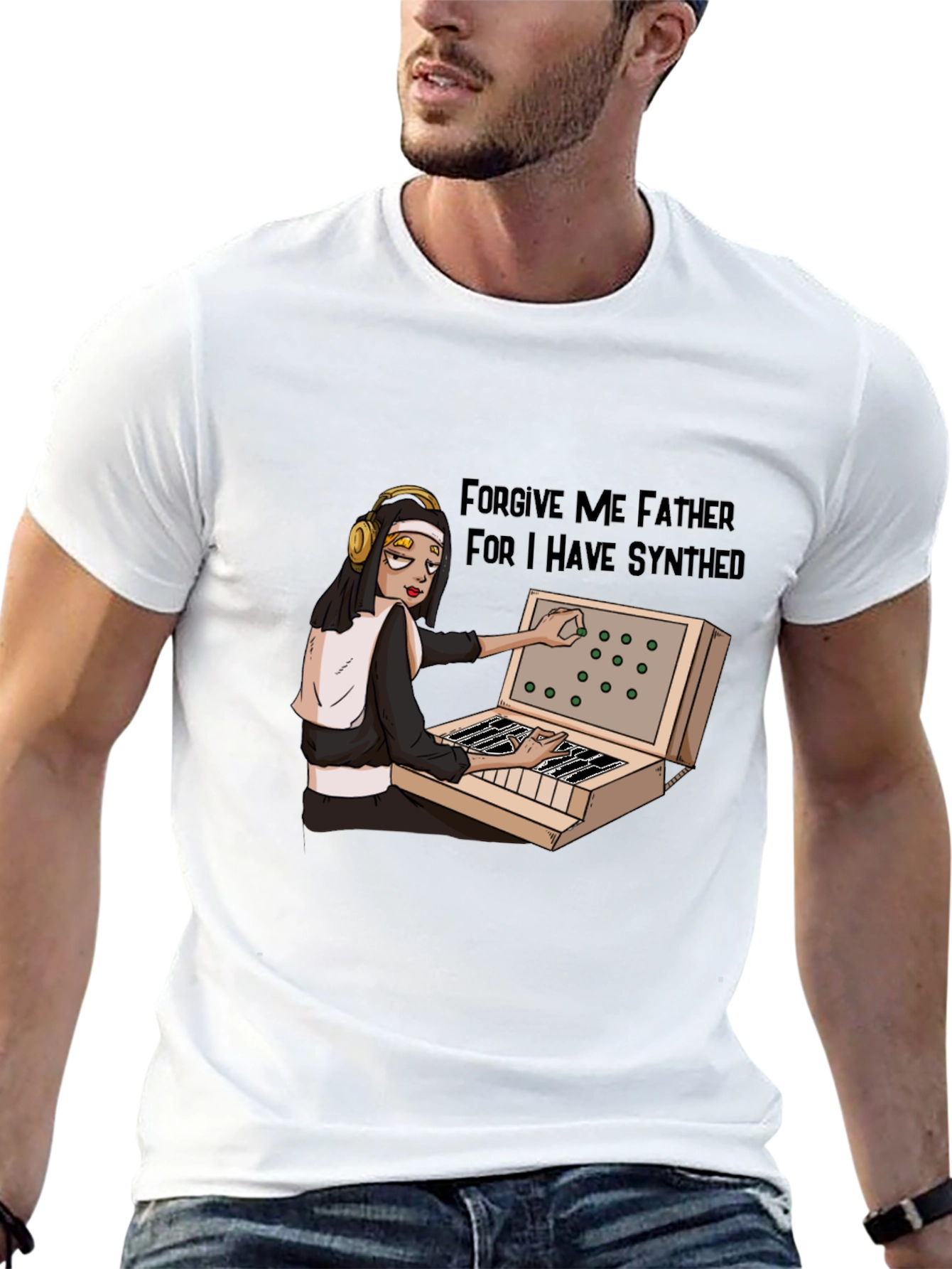 Forgive Me Father I Have Synthed T-Shirt