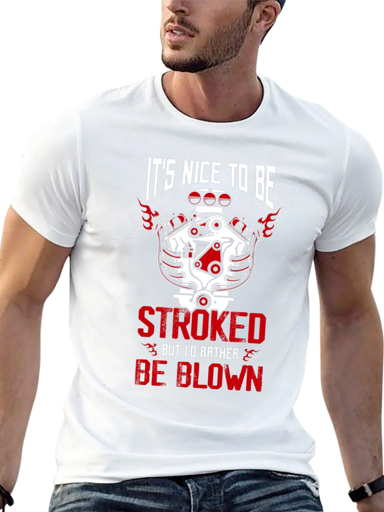 Its Nice To Be Stroked Graphic T-Shirt