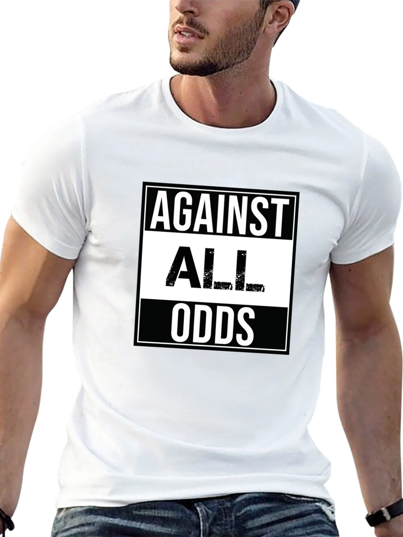 Against All Odds Graphic Print Tee