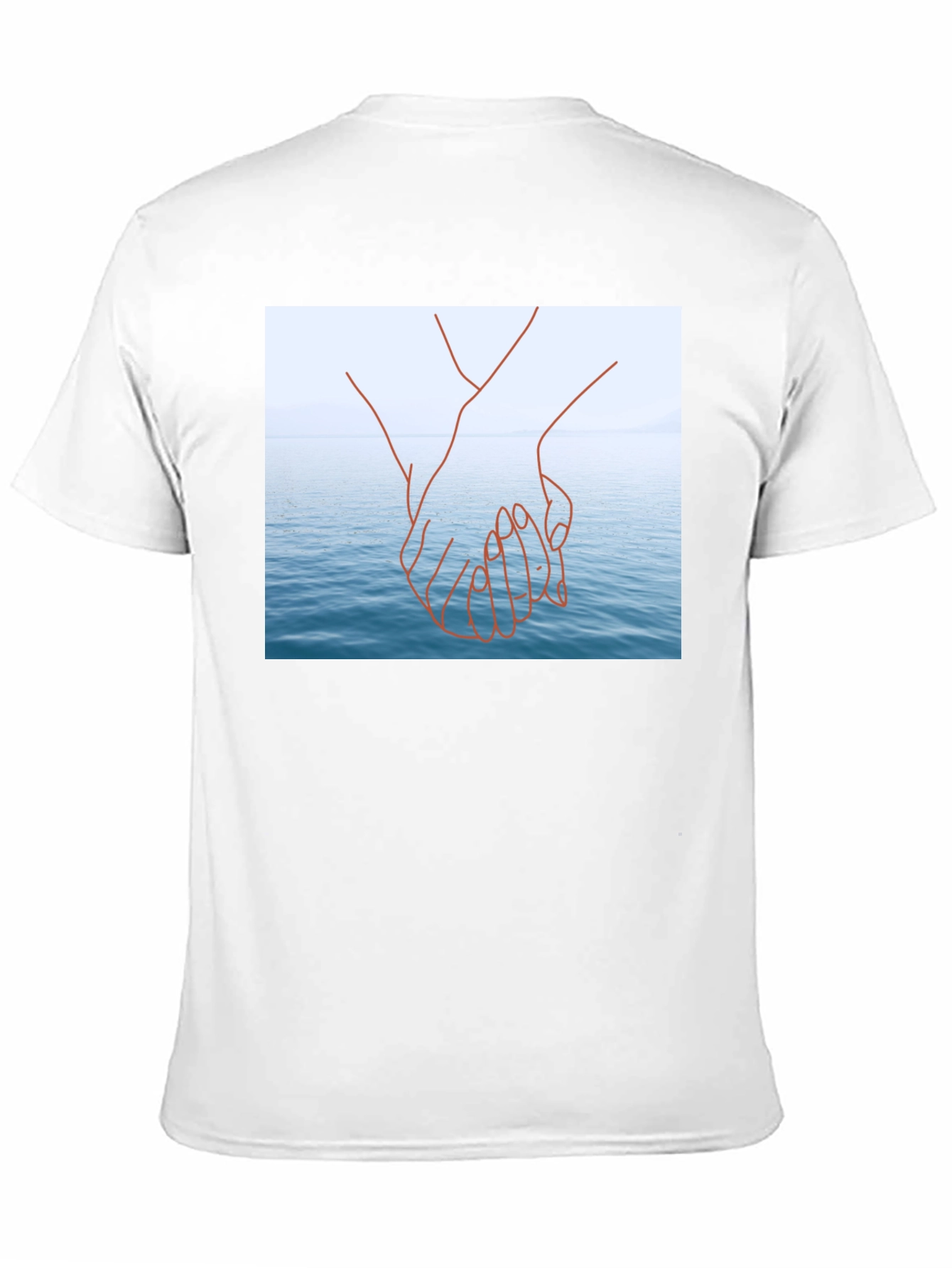 Ocean Love T-Shirt - Black Graphic Tee