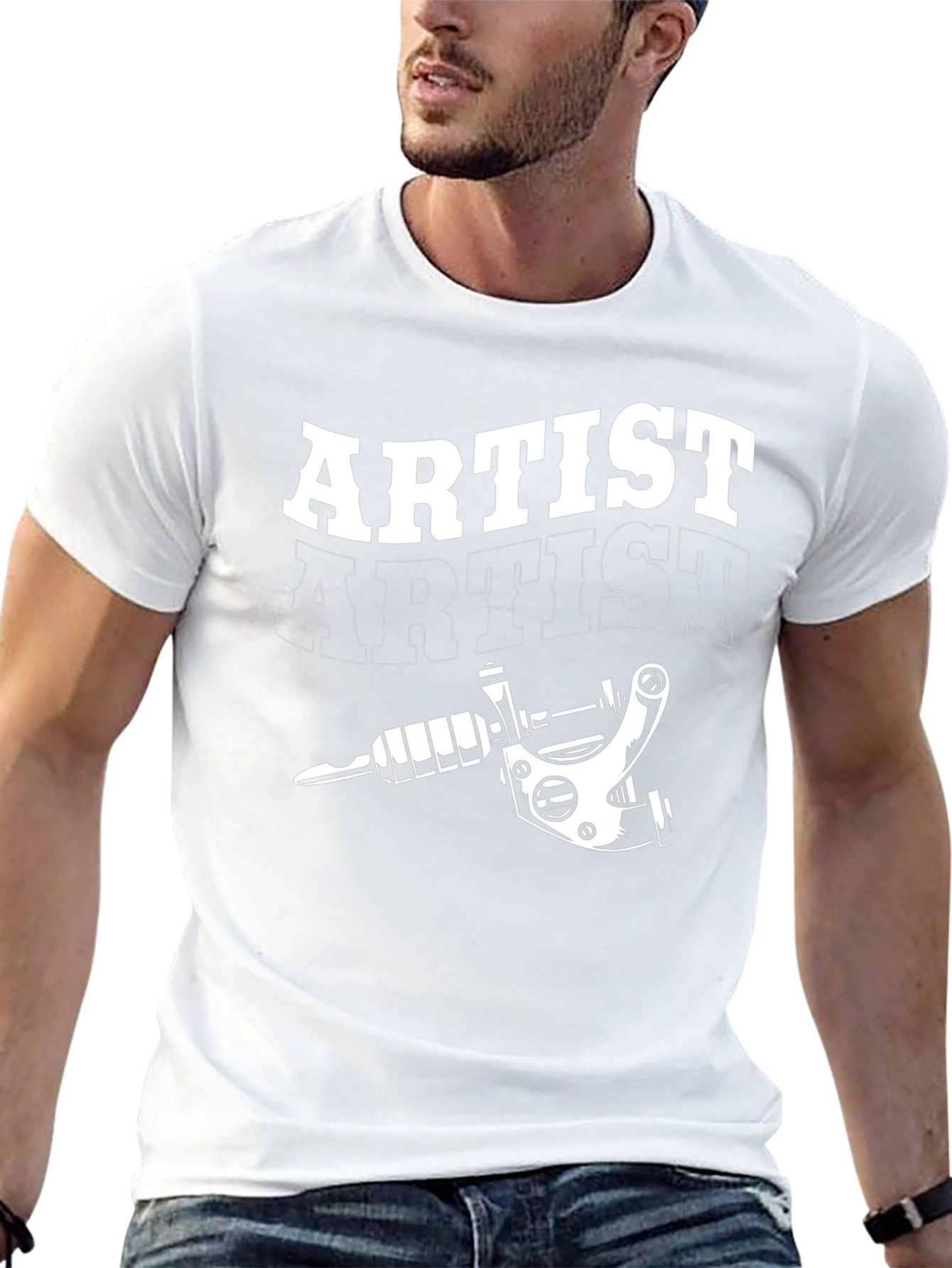 Artist Tattoo Machine Graphic T-Shirt