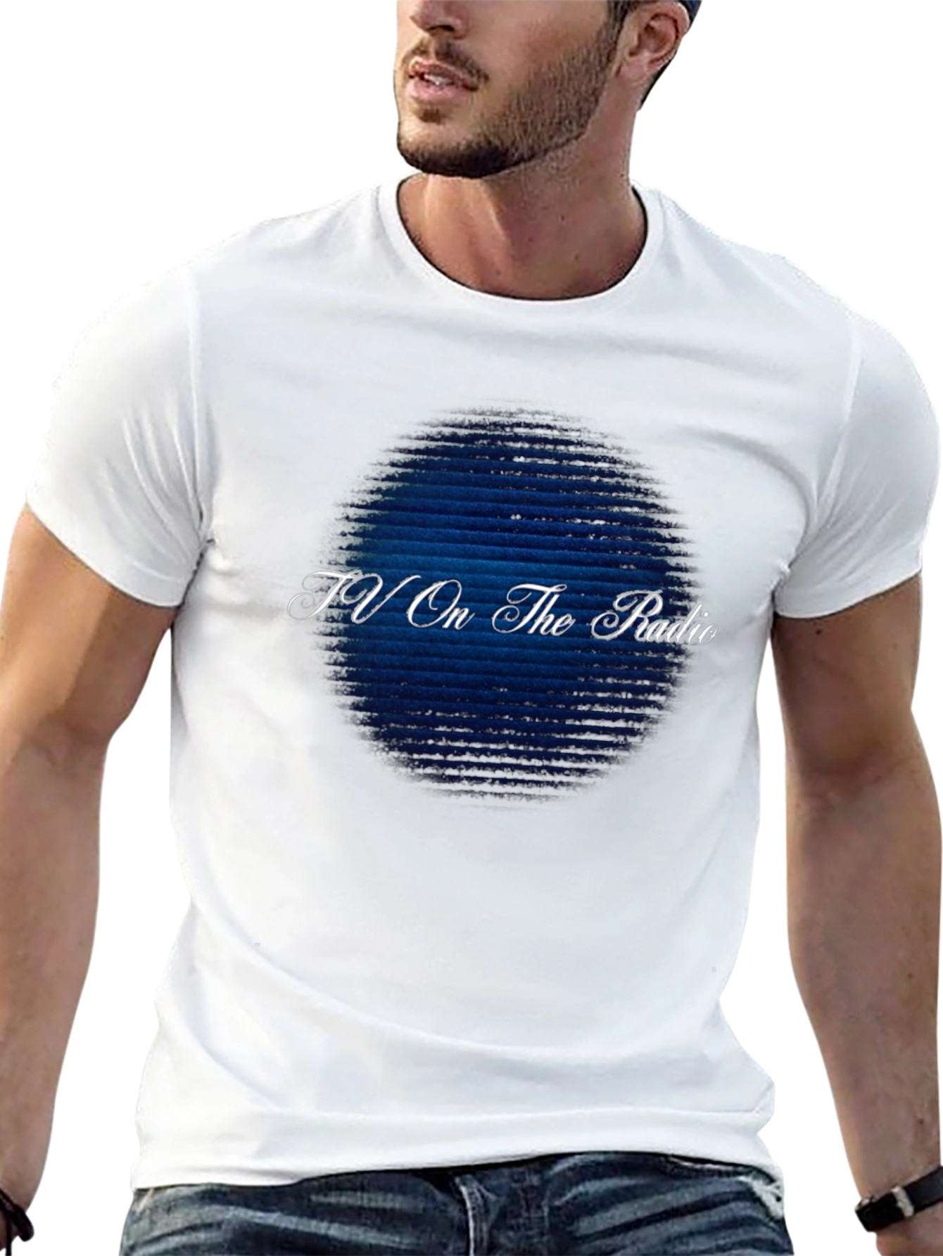 TV On The Radio Graphic Print Black T-Shirt