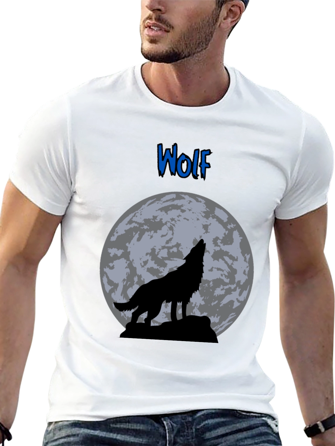 Wolf Moon Graphic T-Shirt