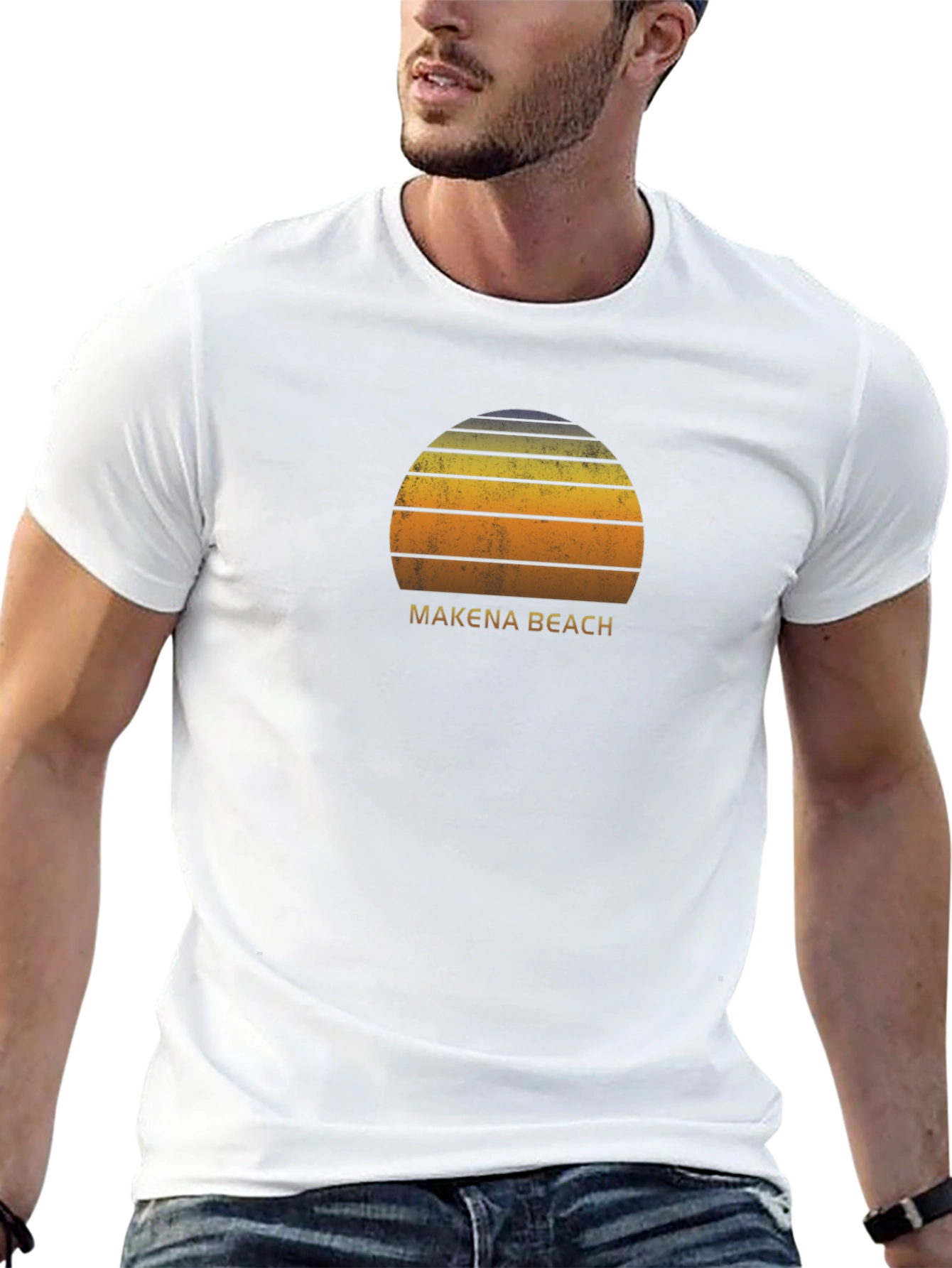 Makena Beach Sunset Graphic Tee