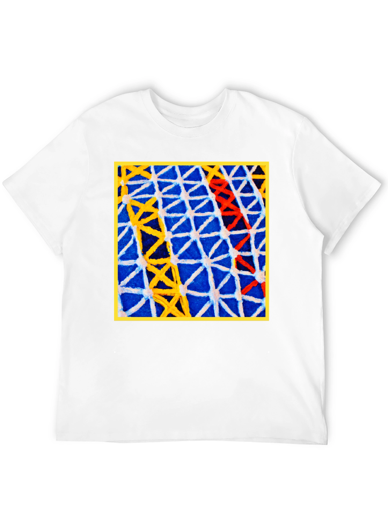 Abstract Geometric Art T-Shirt - Bold Pattern Tee