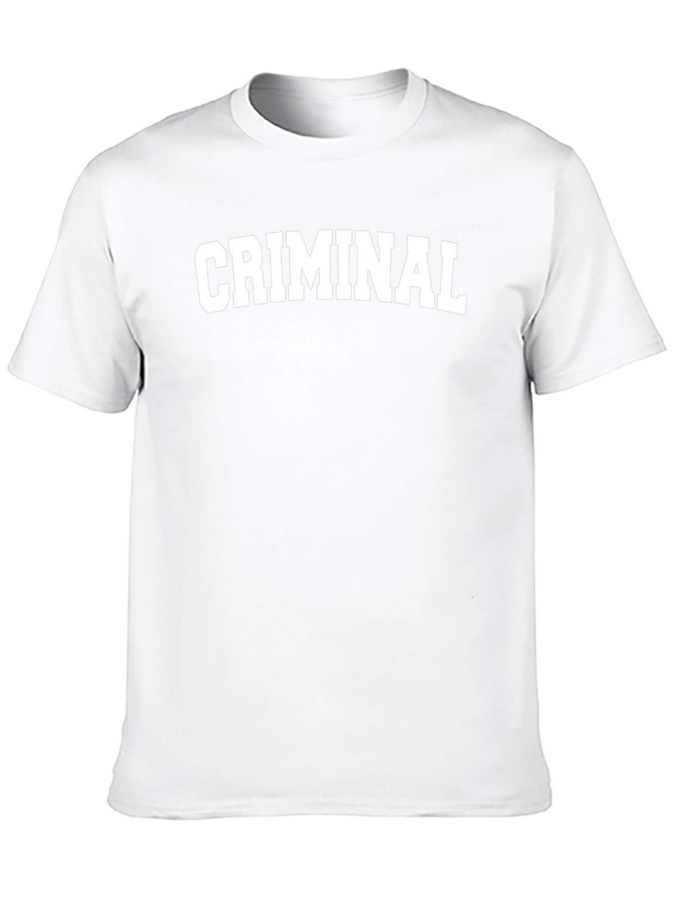 Criminal Graphic Tee - Bold Statement Shirt