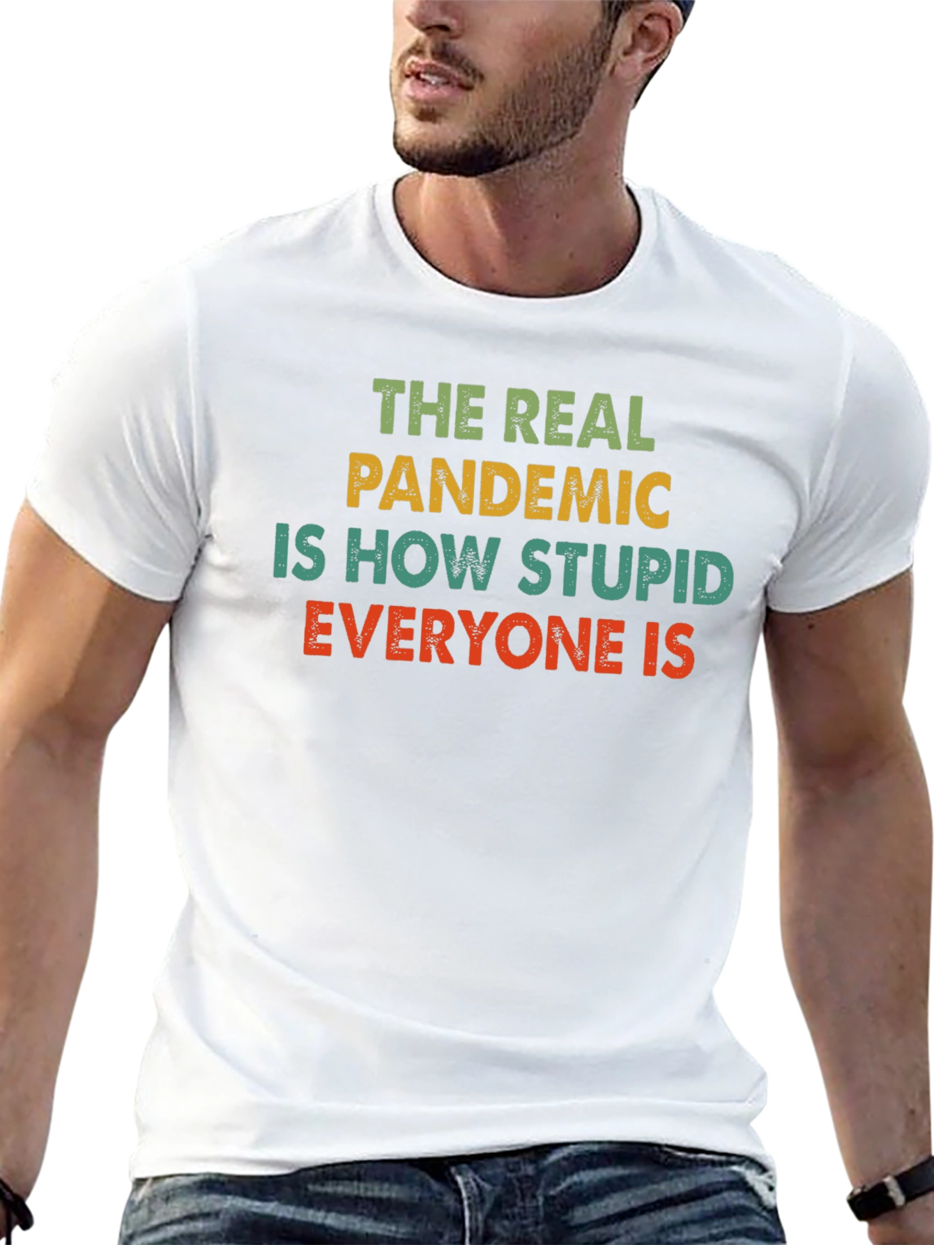 The Real Pandemic Graphic Tee - Unisex Cotton T-Shirt
