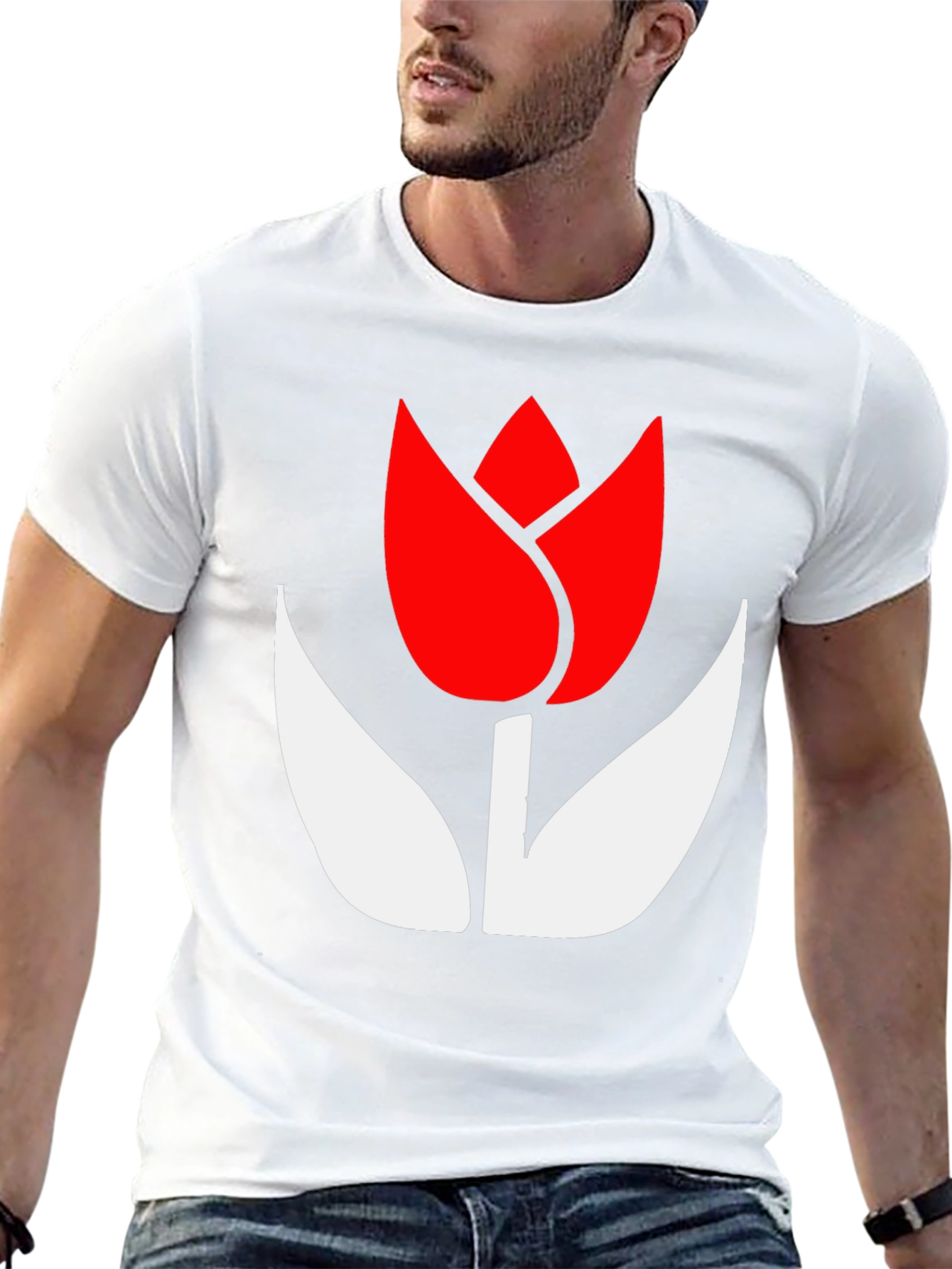 Black Tulip Graphic Tee