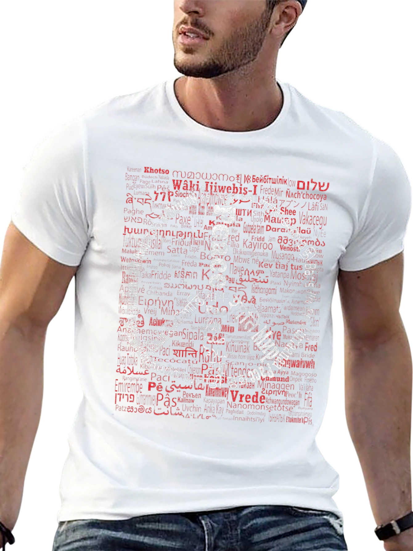 Peace Around the World Graphic T-Shirt