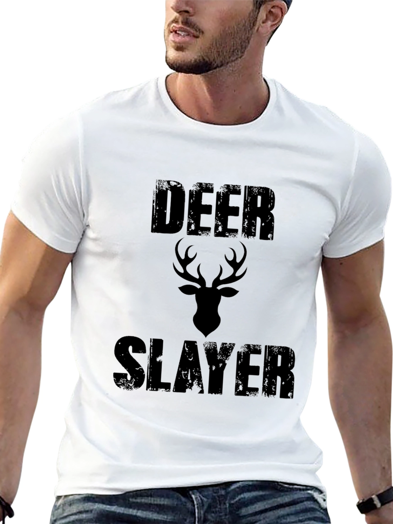Deer Slayer Graphic T-Shirt - Hunting Season
