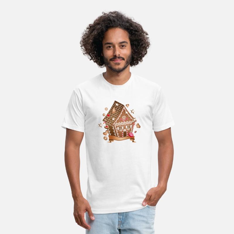 beautifully decorated gingerbread house for XMAS
