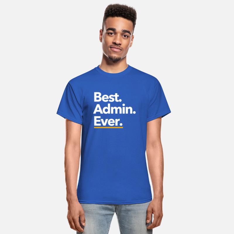 Best. Admin. Ever. - White & Yellow Design