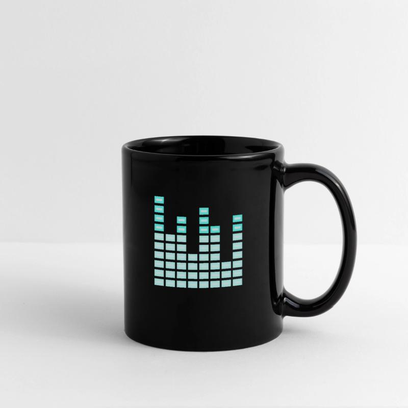 Blue Dance Party Equalizer DJ Wave Bar Mixer Music