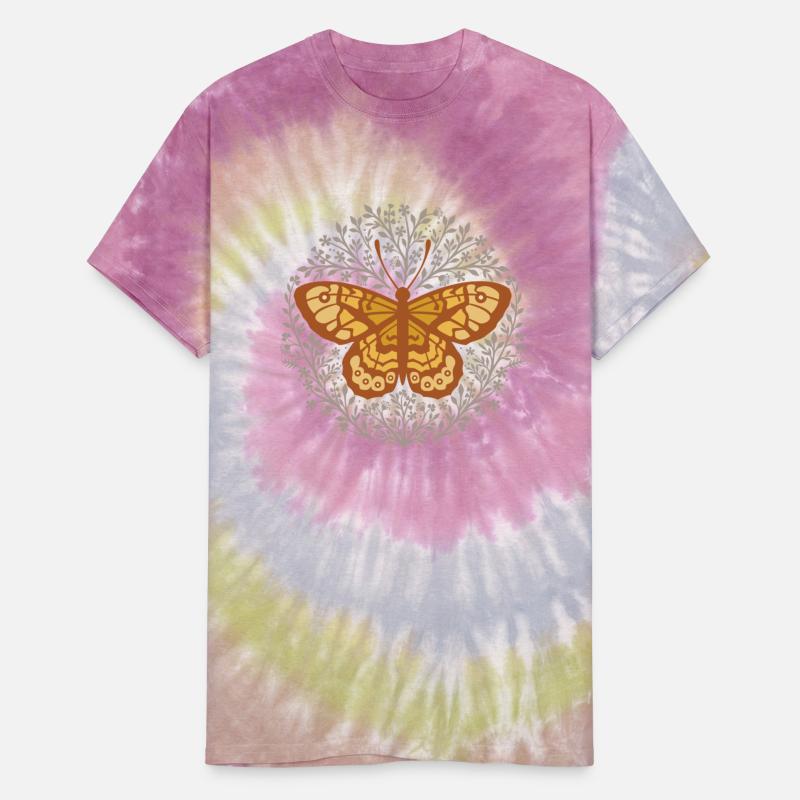 Butterfly insect with flowers.