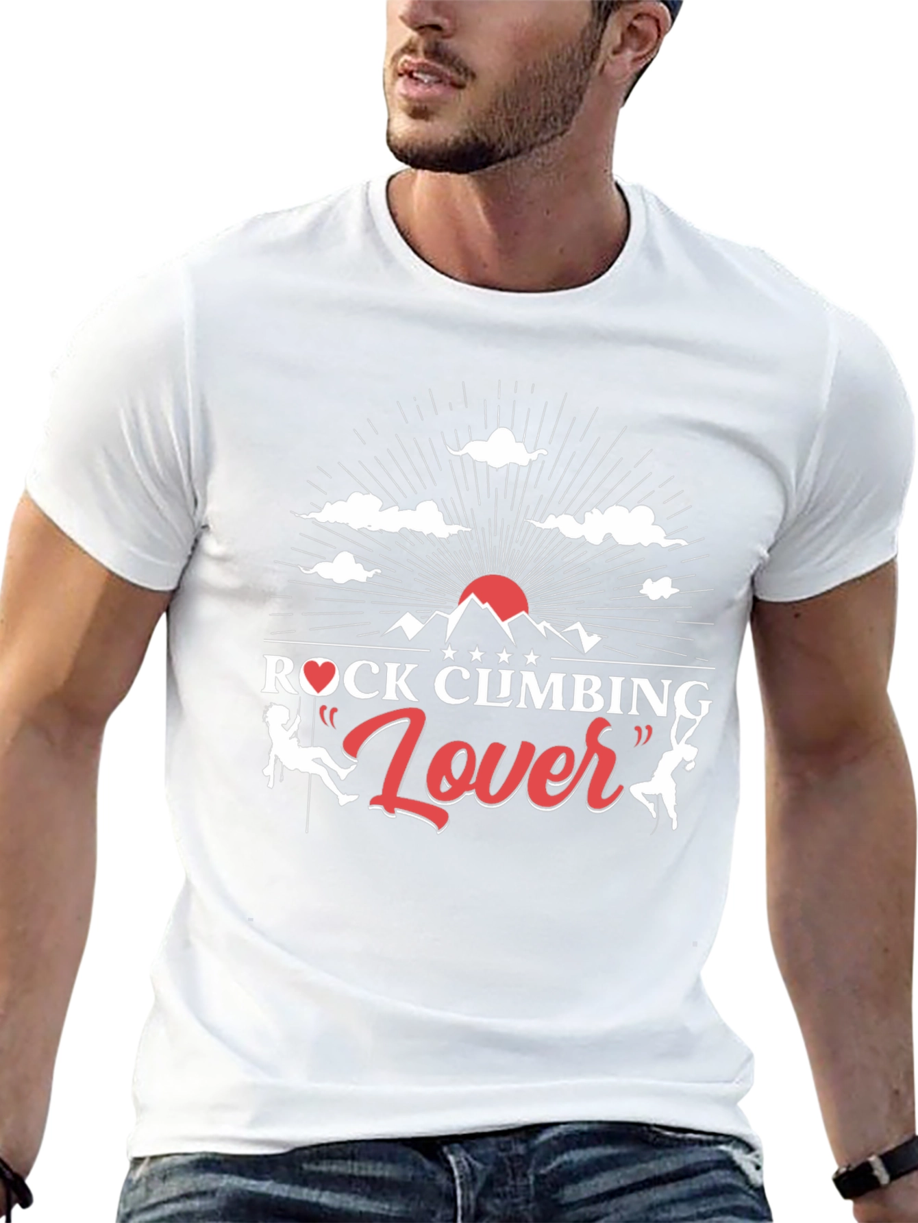 Rock Climbing Lover Black T-Shirt