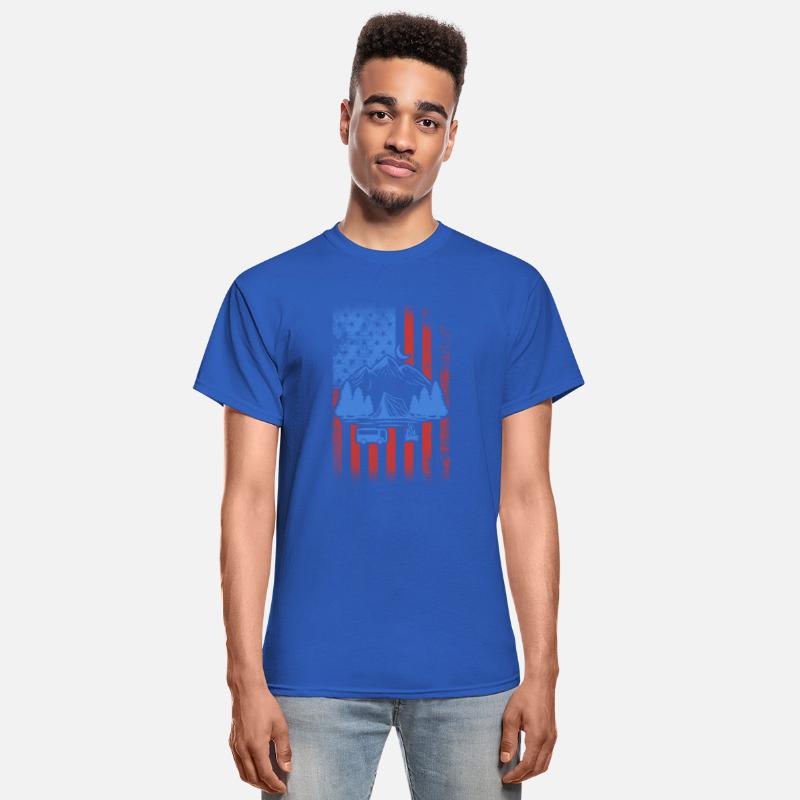 Camping USA Flag