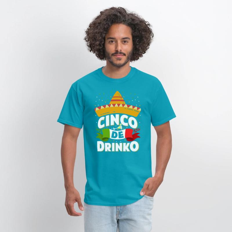 Cinco de Drinking Mexico Drink Party Fan