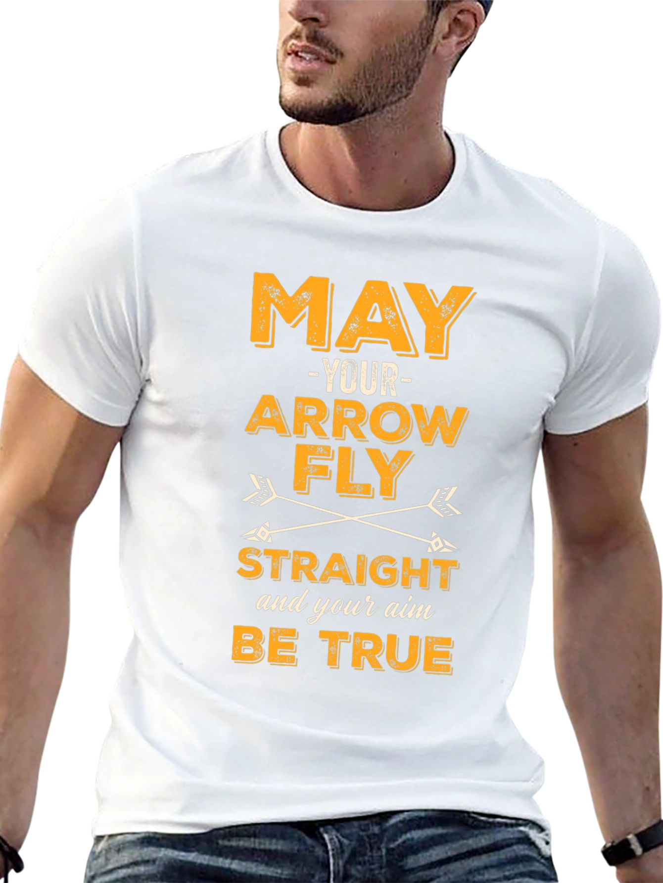 Archery Arrow T-Shirt - May Your Arrow Fly Straight