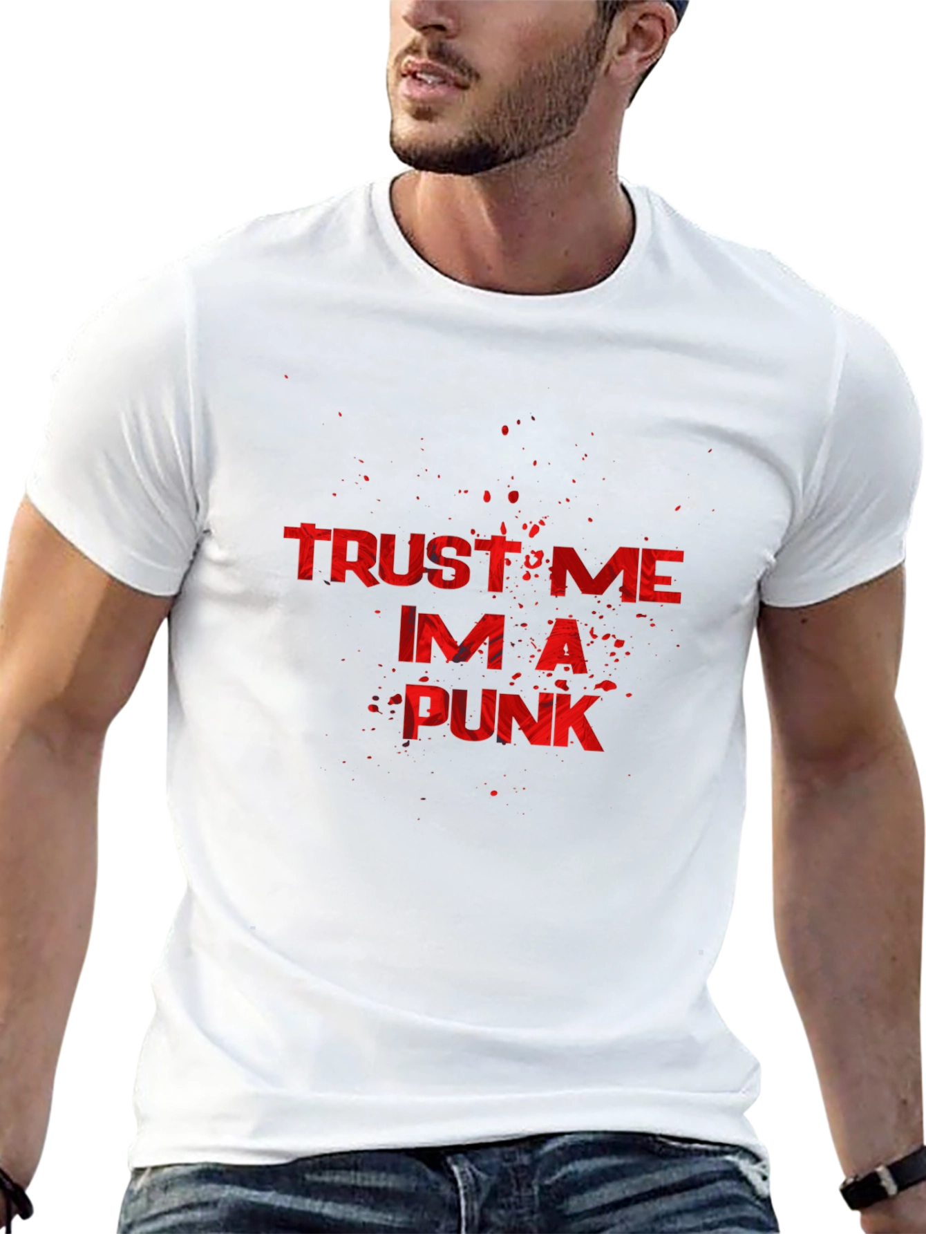 Trust Me Im A Punk T-Shirt - Black