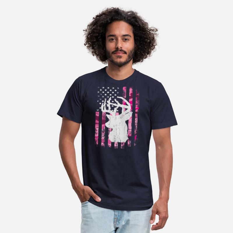 Deer Hunting Camo Pink Camouflage American Flag
