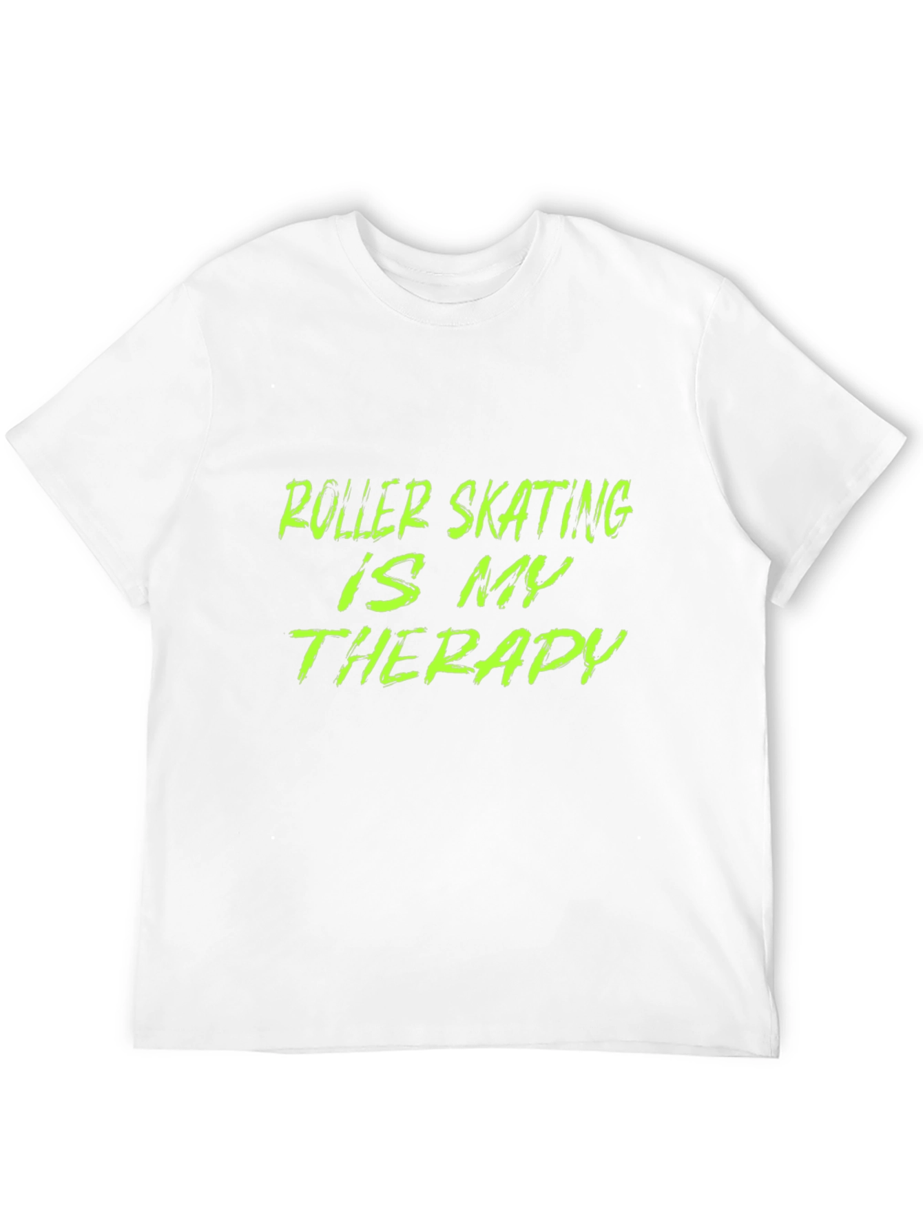 Roller Skating Therapy T-Shirt - Black Graphic Tee