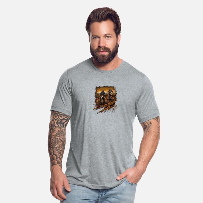 Dirt Bike Racing Muddy Field Motocross Biker