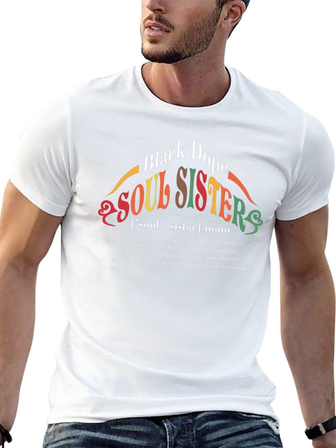 Black Dope Soul Sisters Graphic T-Shirt