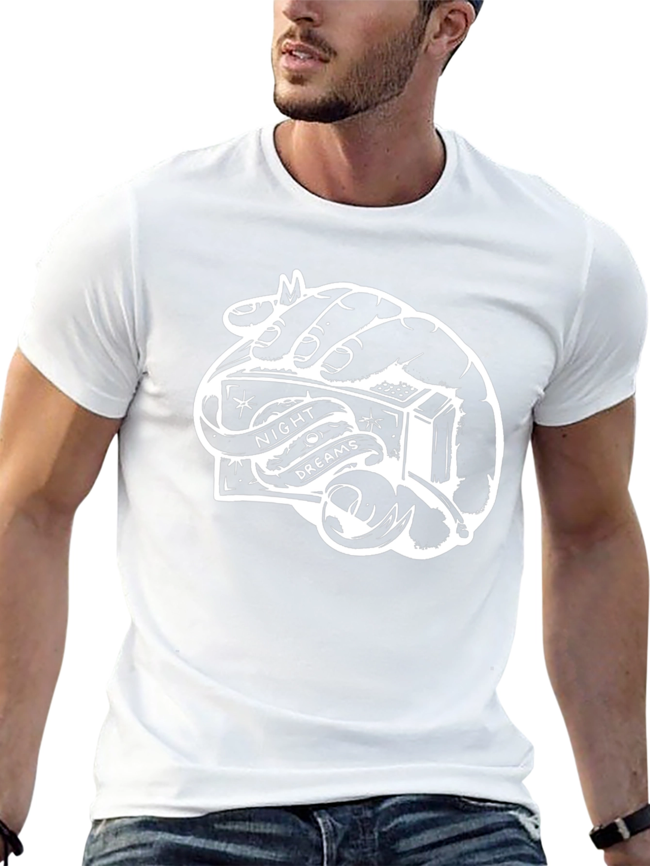 Night Dreams Graphic T-Shirt - Menswear