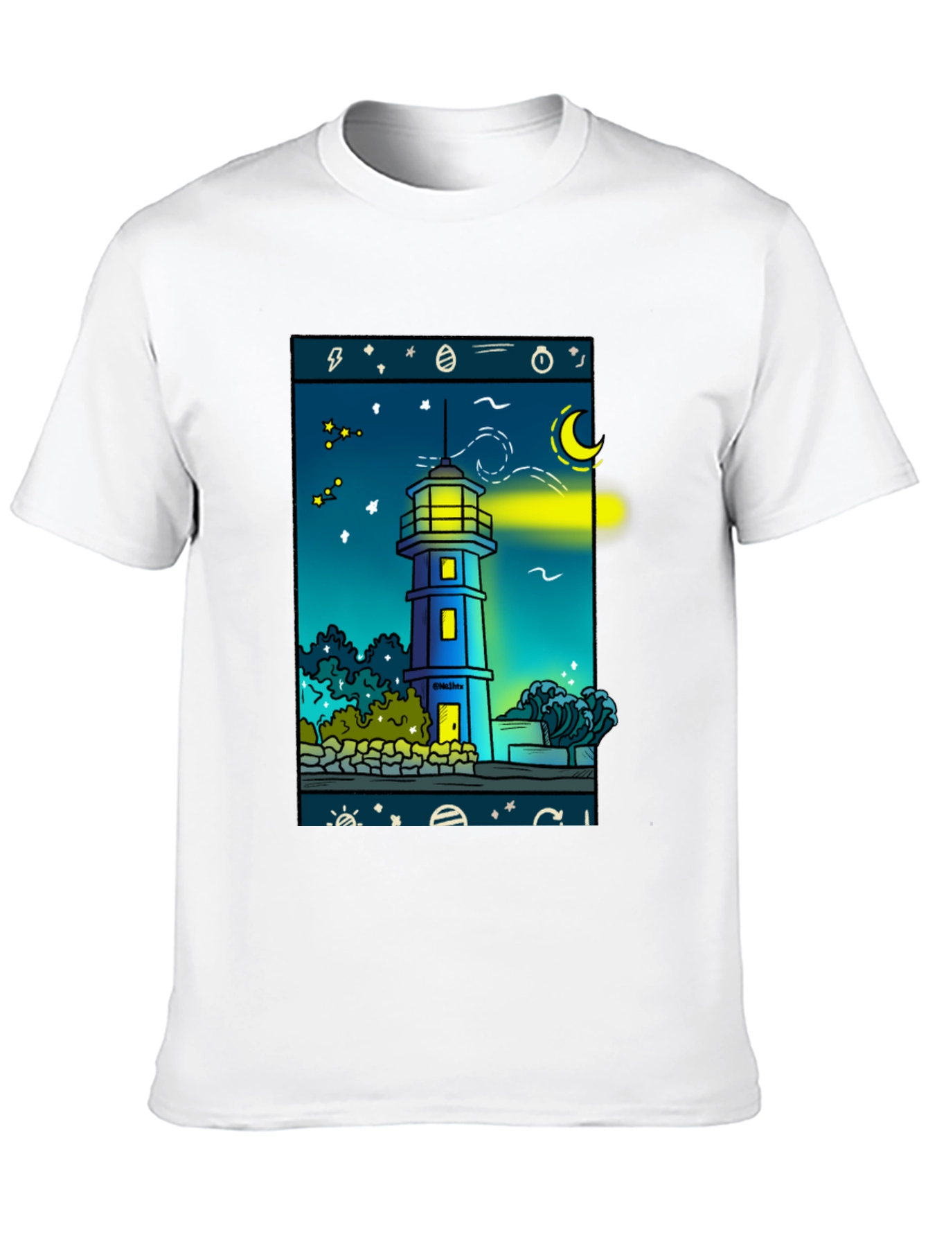 Lighthouse Graphic Tee - Unique Design