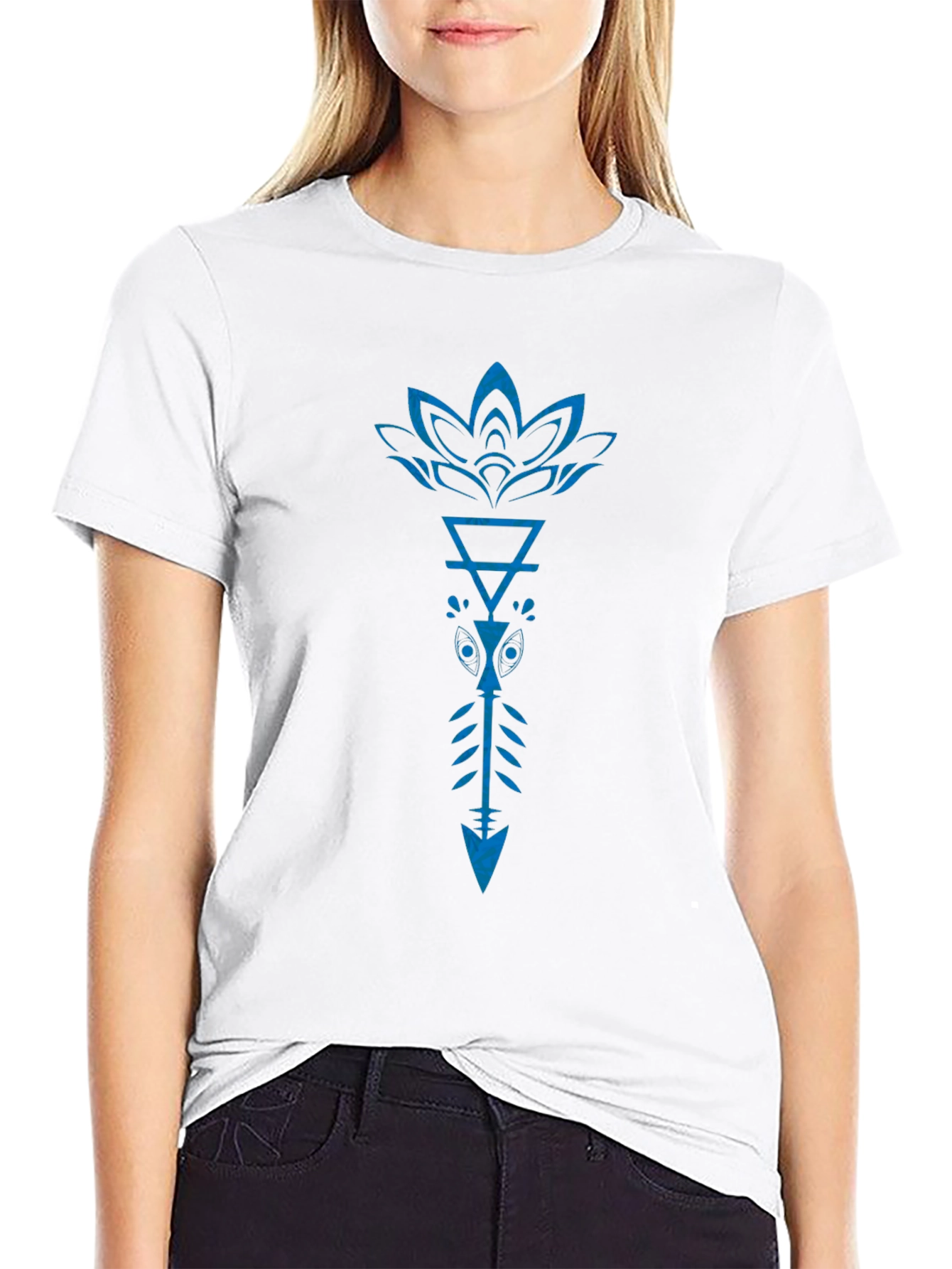 Lotus Arrow Graphic Tee - Stylish Casual Wear