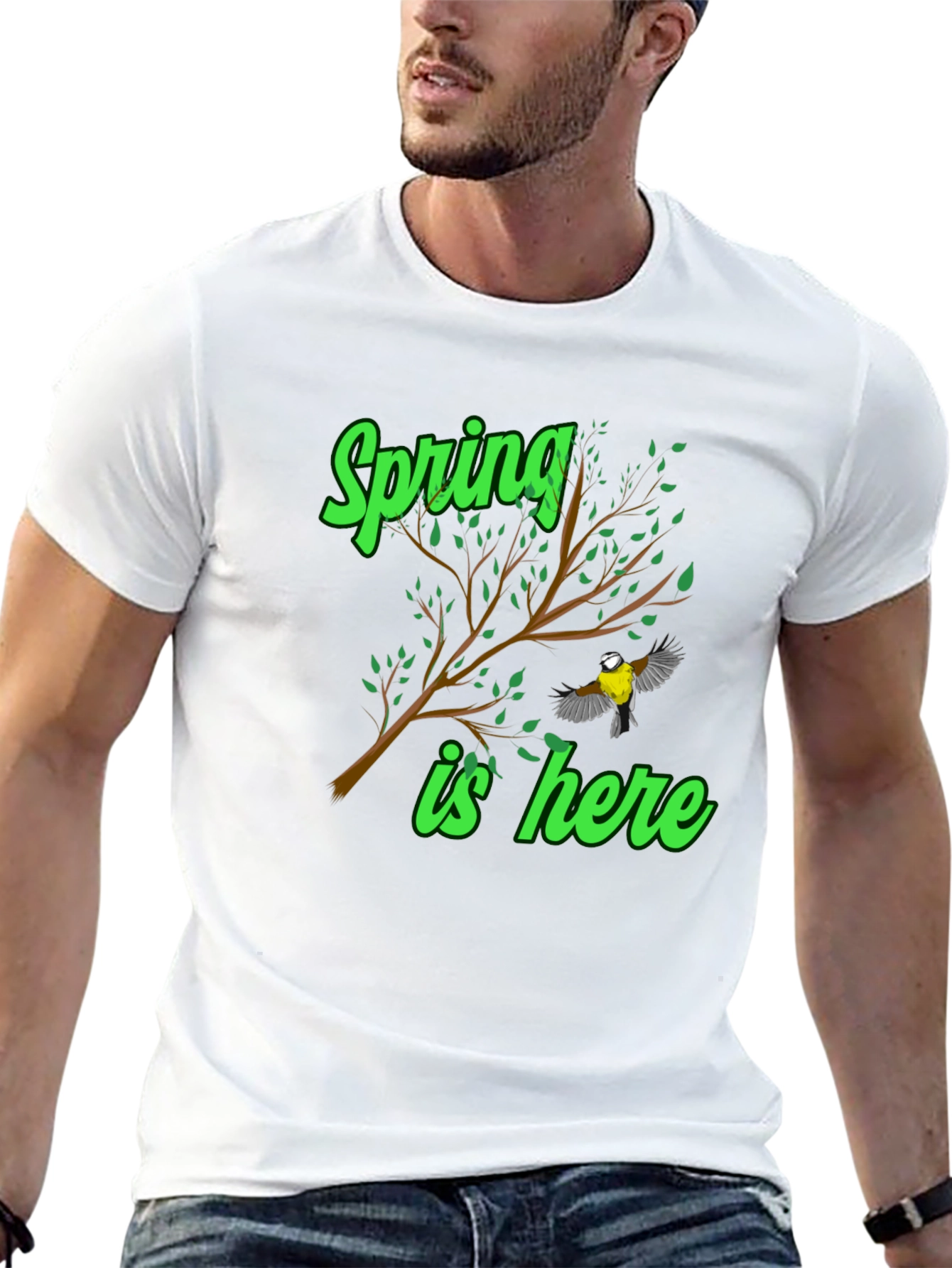 Spring Is Here T-Shirt - Nature Inspired Design