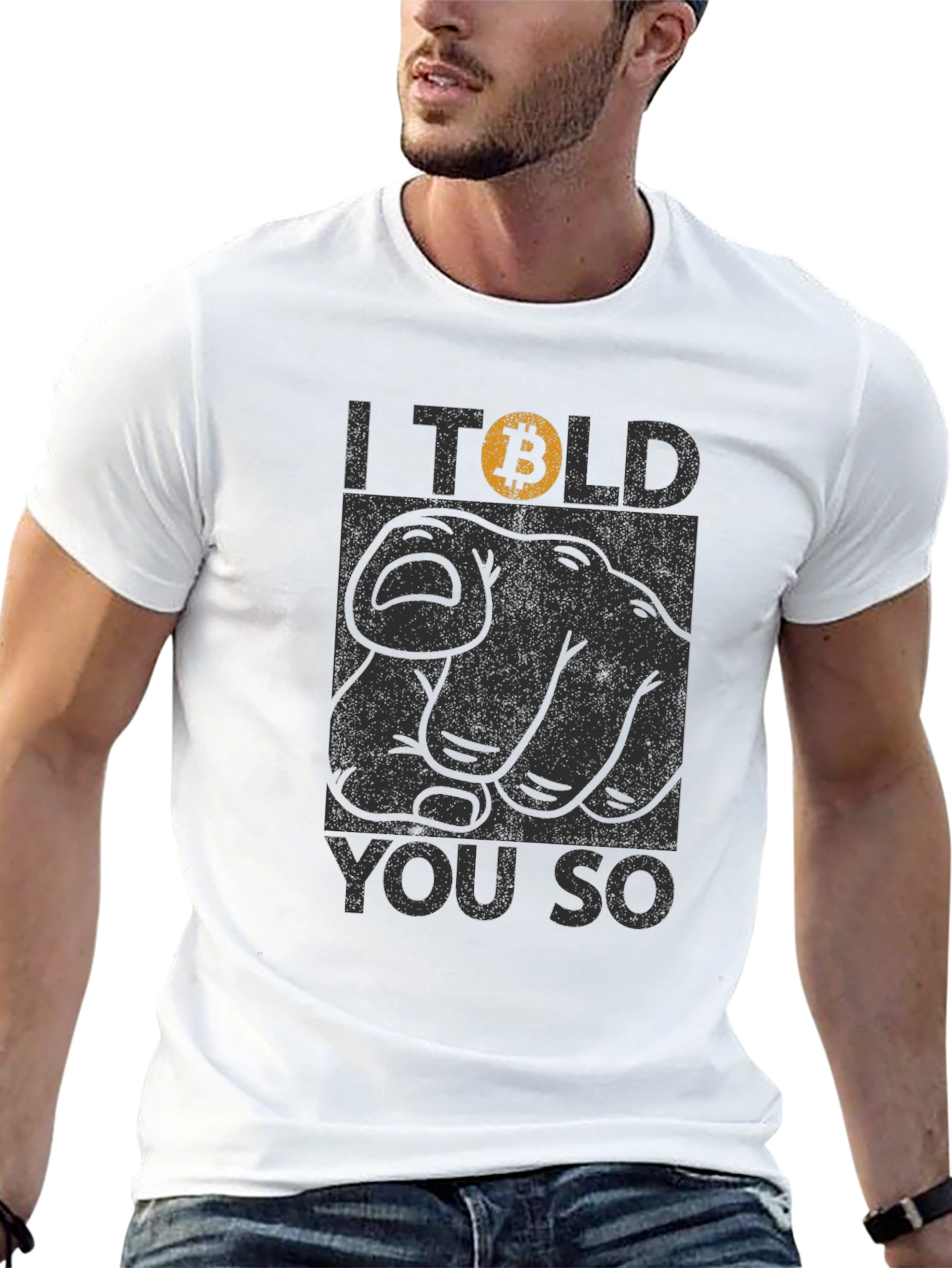 Bitcoin I Told You So Black T-Shirt