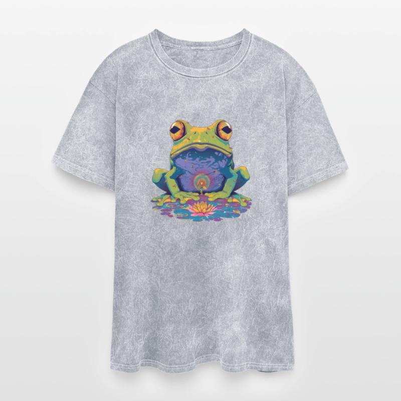 Frog in the lotus