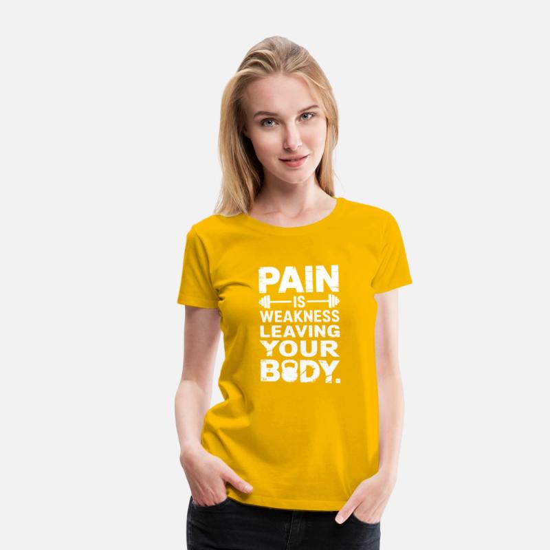 Funny Gym Quote Pain Is Weakness Leaving Your Body